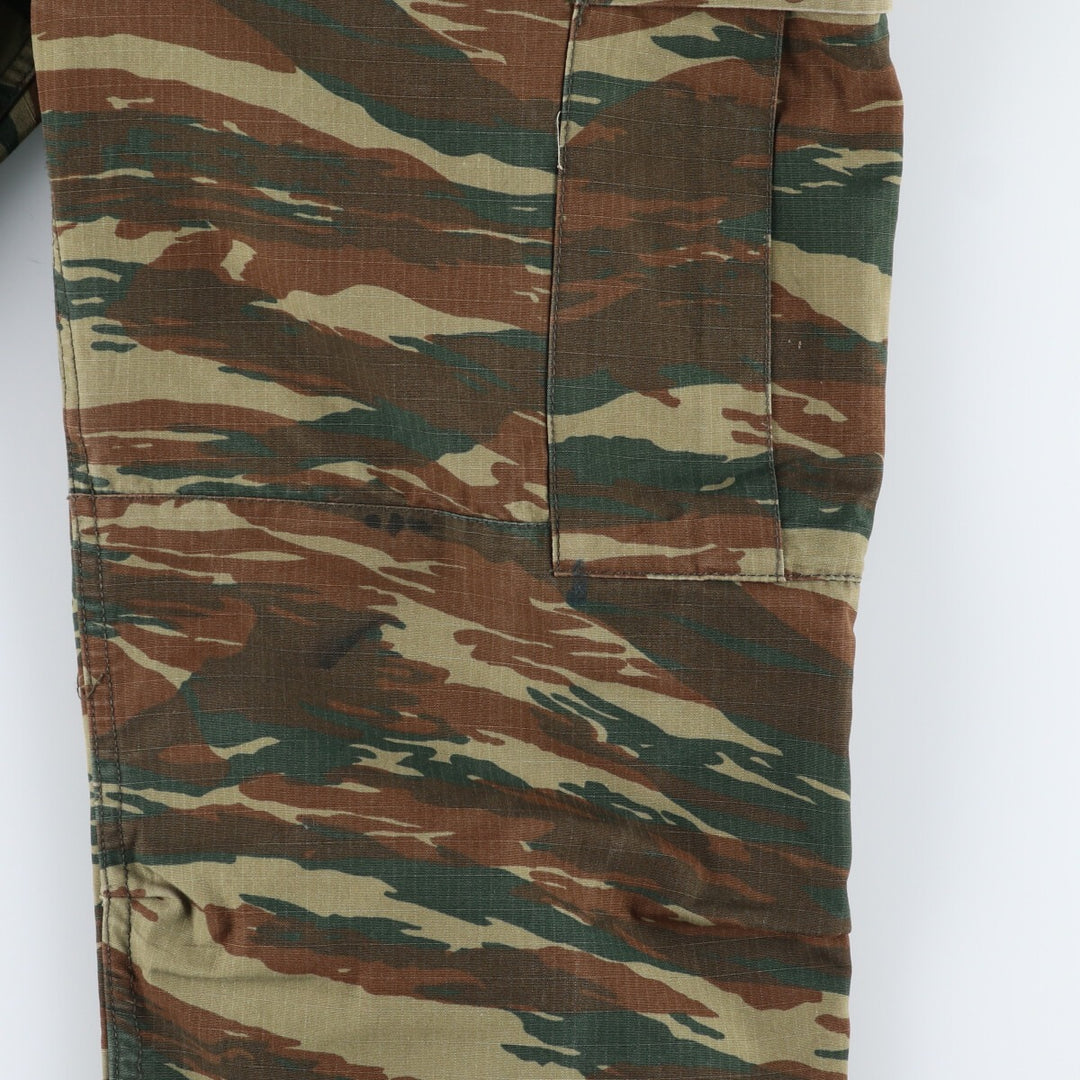 Greek Army Camouflage Pattern Lizard Camo Ripstop Military Cargo Pants Men's W34 equivalent /eaa510514