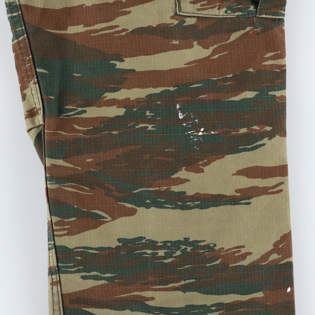 Greek Army Camouflage Pattern Lizard Camo Ripstop Military Cargo Pants Men's W34 equivalent /eaa510514