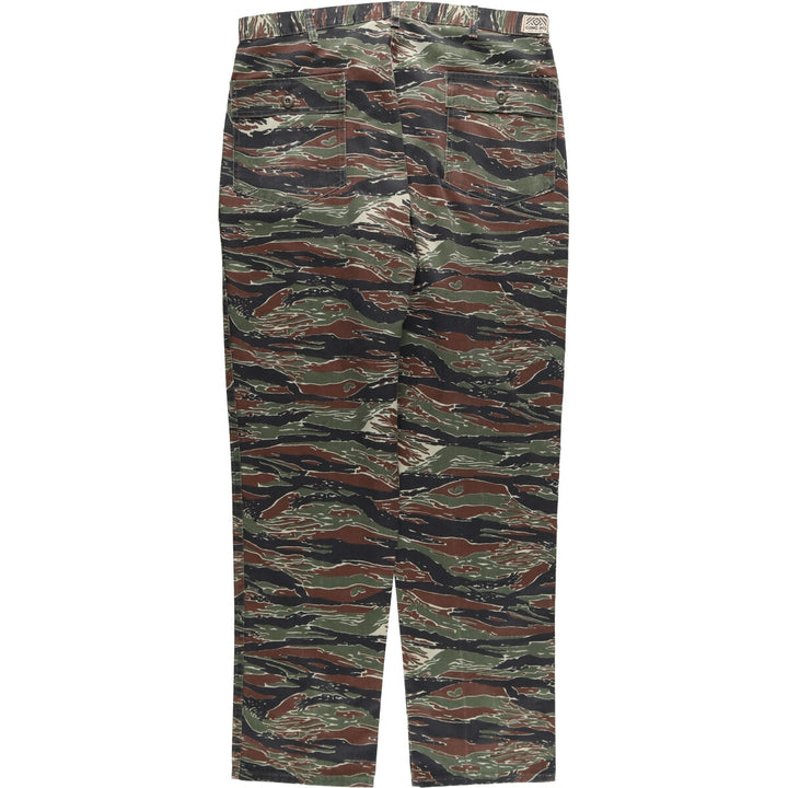 80'S civilian item GUNG HO camouflage pattern tiger stripe camo military baker pants made in USA men's w37 equivalent vintage /eaa510531