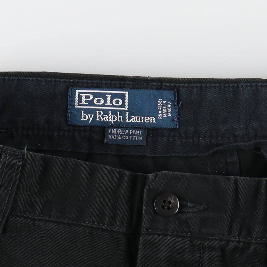 Ralph Lauren POLO by Ralph Lauren ANDREW PANT Two-pleat chino pants for men, equivalent to W34 / eaa510535