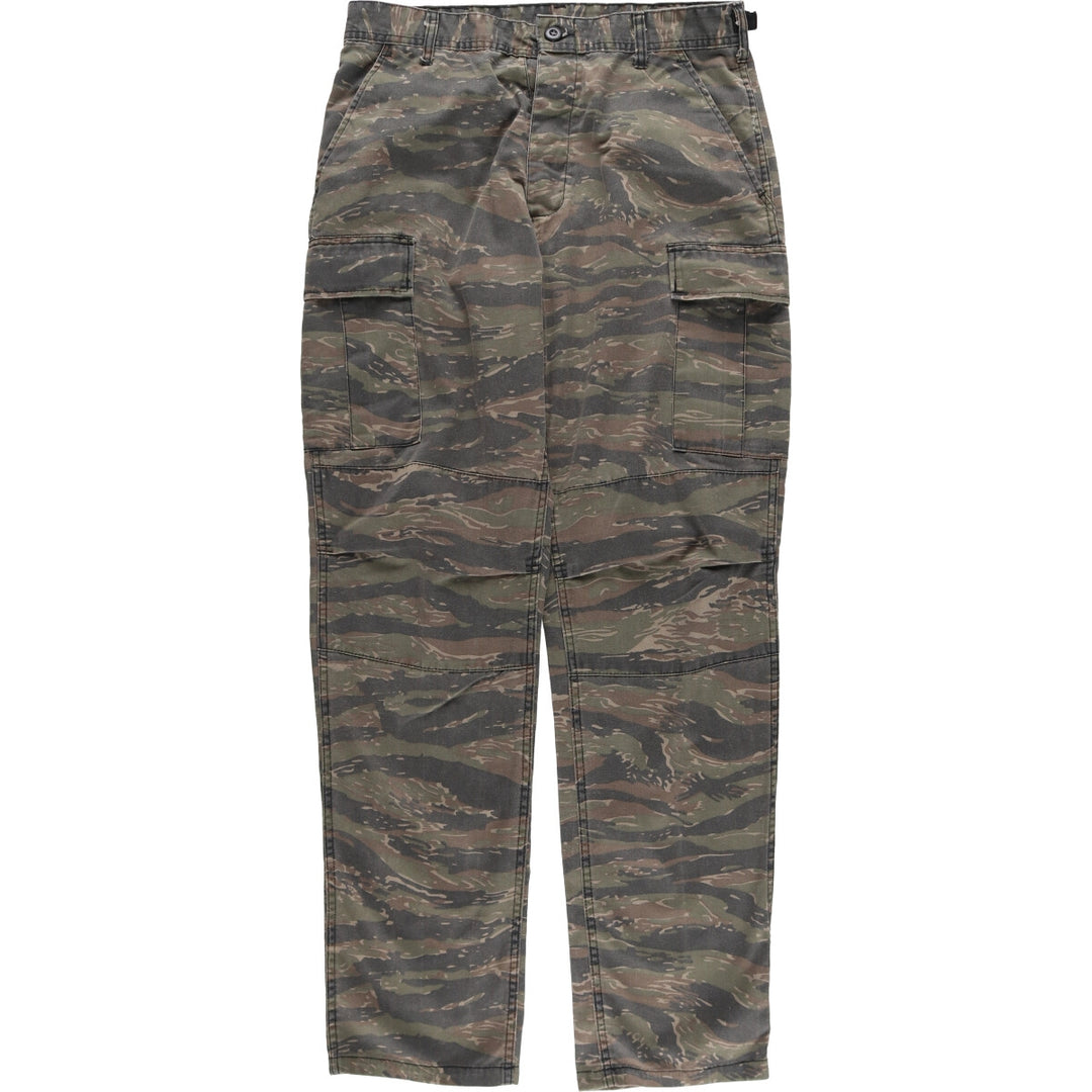 Civilian product Rothco ROTHCO Camouflage Pattern Tiger Stripe Camo Double Knee Military Cargo Pants Men's W33 equivalent /eaa510563