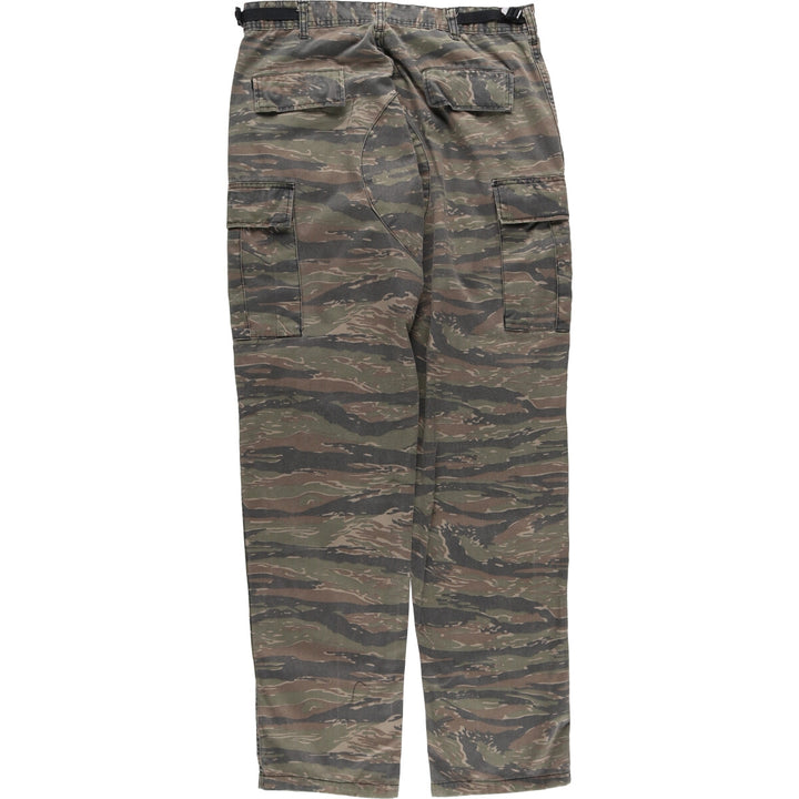 Civilian product Rothco ROTHCO Camouflage Pattern Tiger Stripe Camo Double Knee Military Cargo Pants Men's W33 equivalent /eaa510563