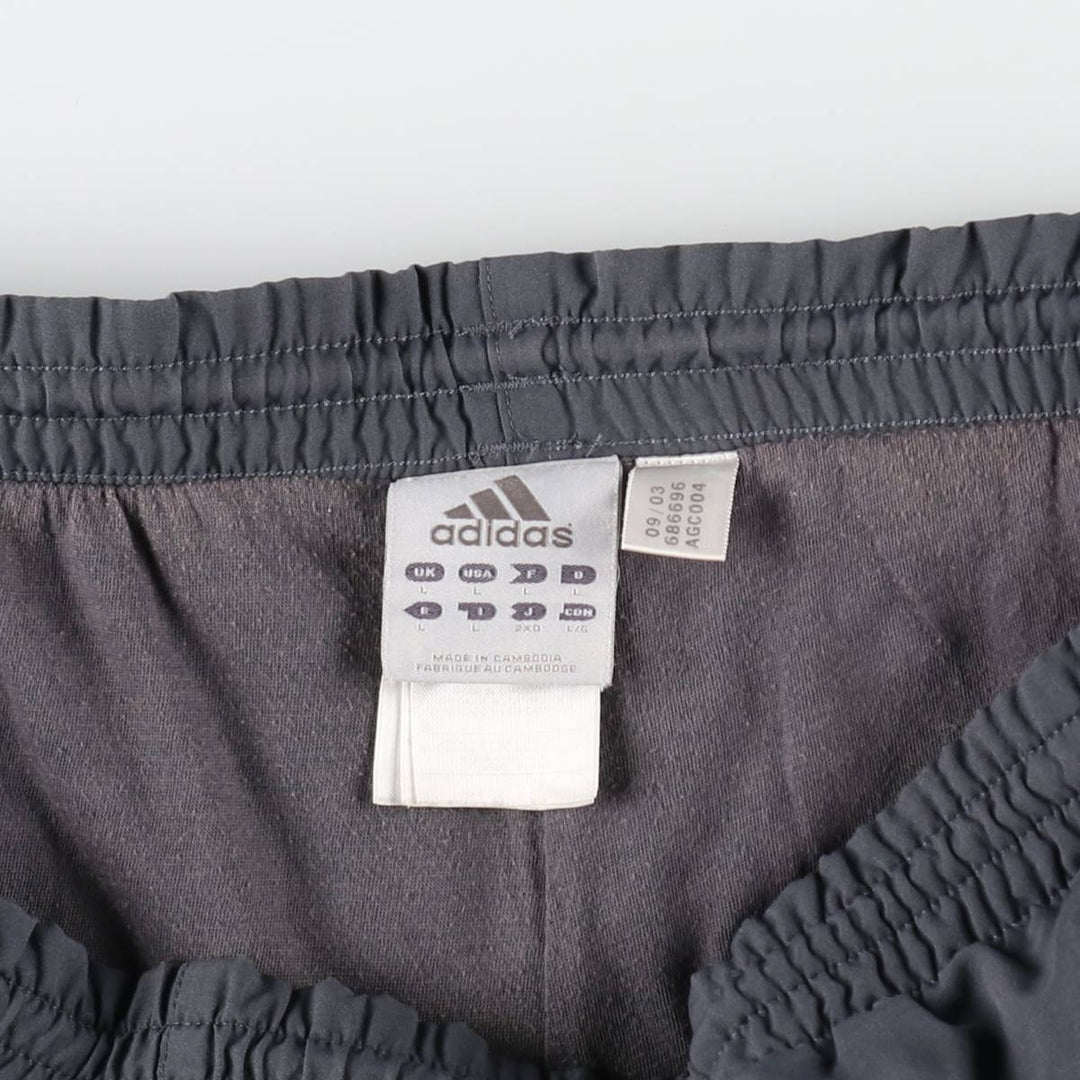 00'S Adidas warm-up pants, nylon pants, rustling pants, men's size L / eaa510589