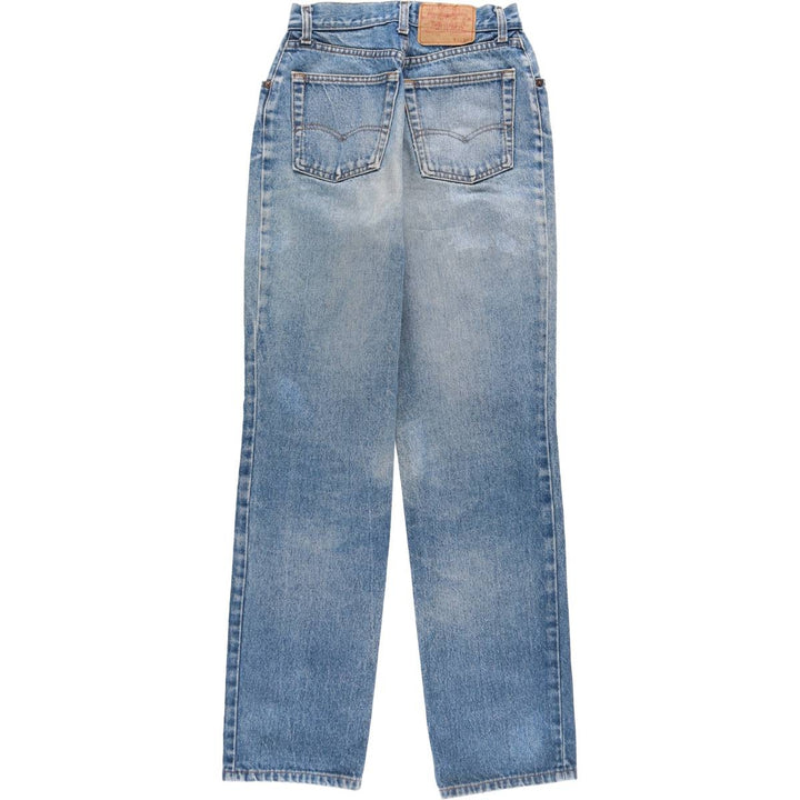 Levi's 550 Relaxed Fit Tapered Denim Pants Women's M (w26) unclear blue type Vintage Second Hand