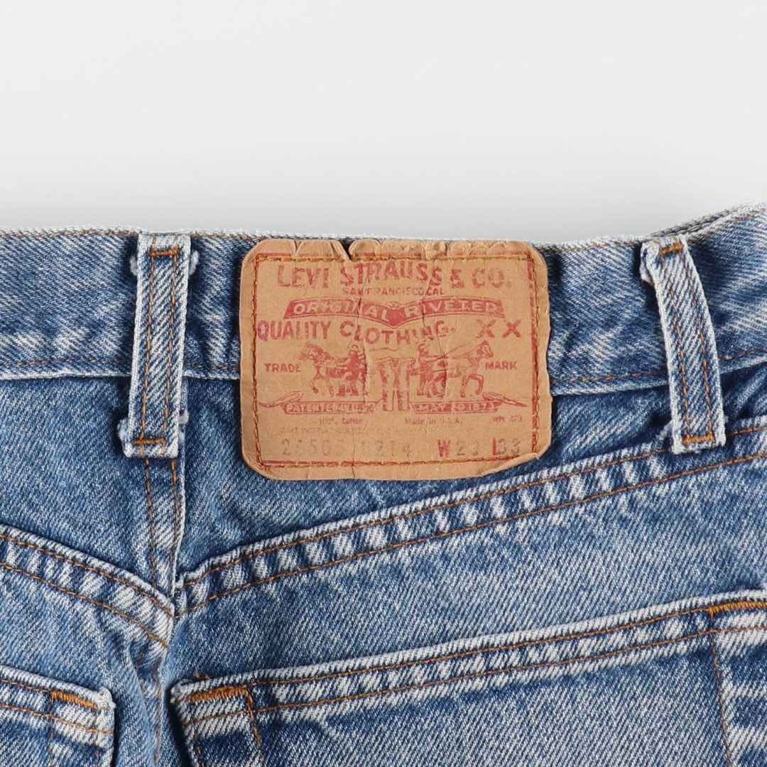 Levi's 550 Relaxed Fit Tapered Denim Pants Women's M (w26) unclear blue type Vintage Second Hand