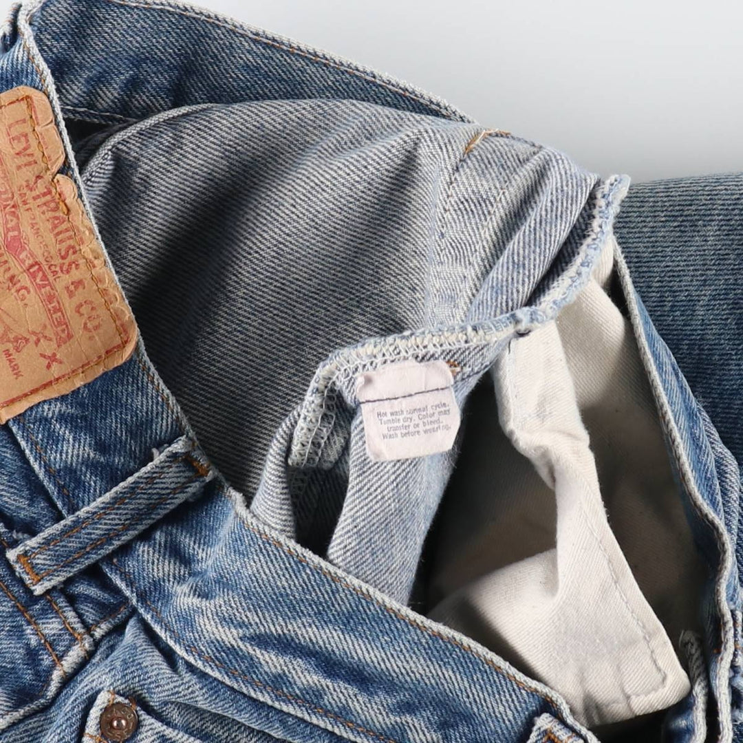 Levi's 550 Relaxed Fit Tapered Denim Pants Women's M (w26) unclear blue type Vintage Second Hand