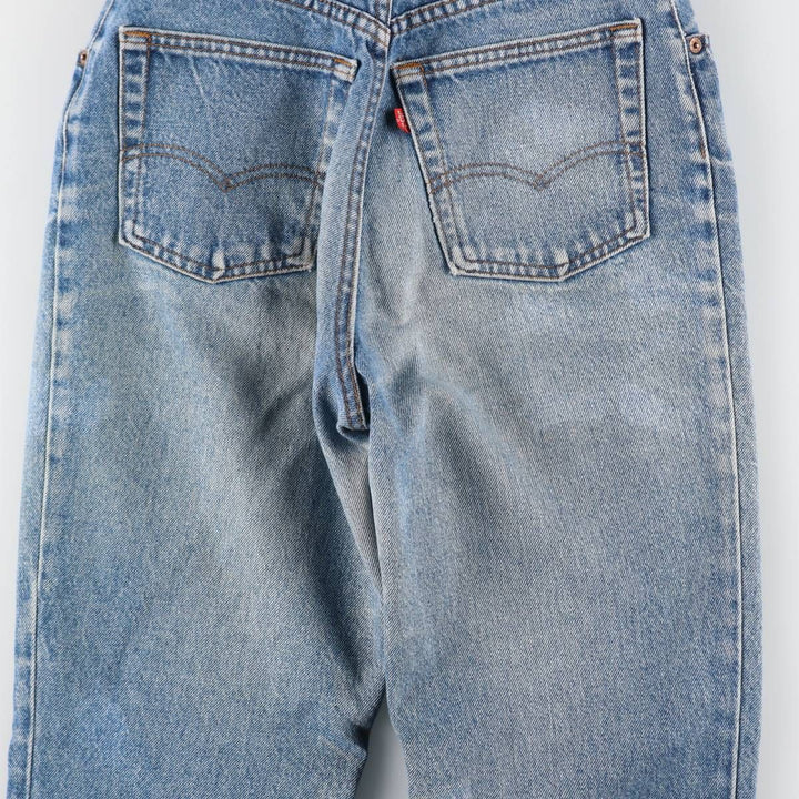 Levi's 550 Relaxed Fit Tapered Denim Pants Women's M (w26) unclear blue type Vintage Second Hand