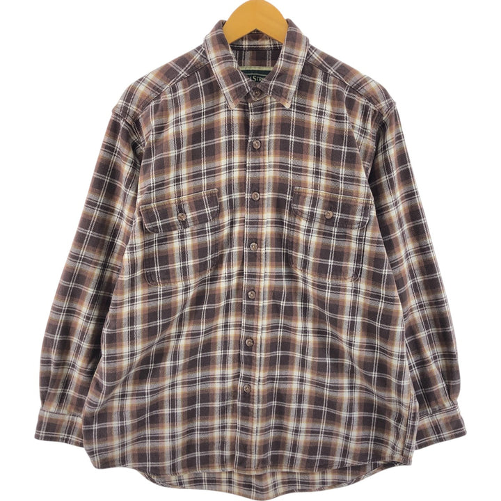 FIELD AND STREAM Long Sleeve Flannel Check Shirt Men's XL /eaa510603