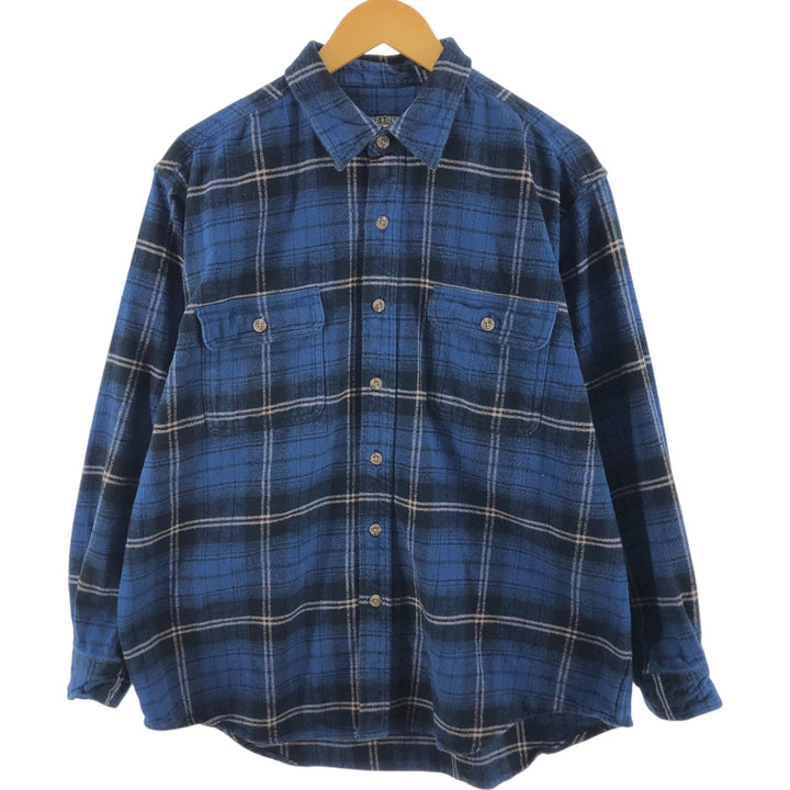 Field and Stream FIELD AND STREAM Ombre Check Long Sleeve Flannel Check Shirt Men's XL /eaa510613