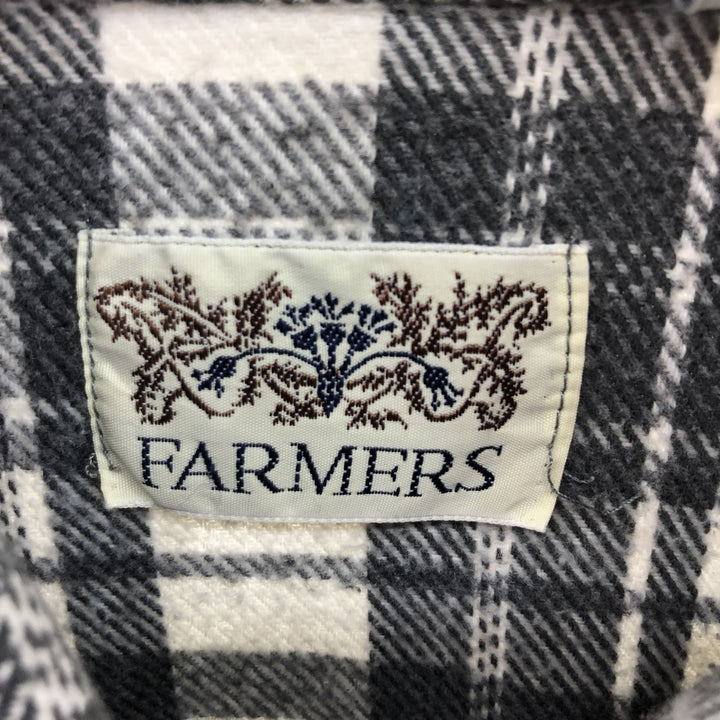 FARMERS Long Sleeve Flannel Check Shirt Men's Size S /eaa510615