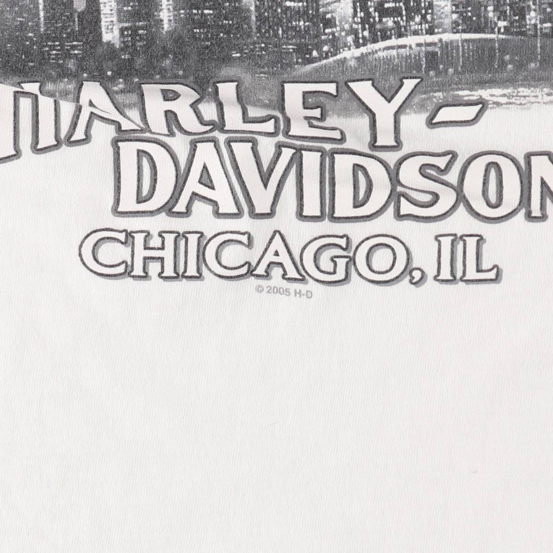 70'S BELTON Harley-Davidson Long Sleeve T-Shirt Made in USA Men's Size L Vintage /eaa510627