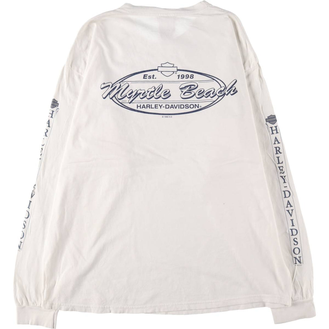 90s~00'S Harley-Davidson Long Sleeve T-Shirt Made in USA Men's XL Vintage /eaa510631