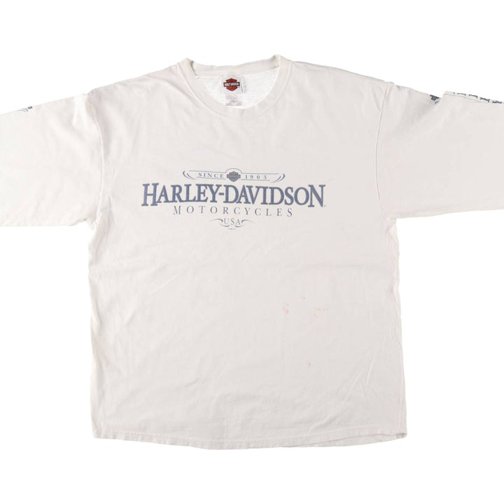 90s~00'S Harley-Davidson Long Sleeve T-Shirt Made in USA Men's XL Vintage /eaa510631