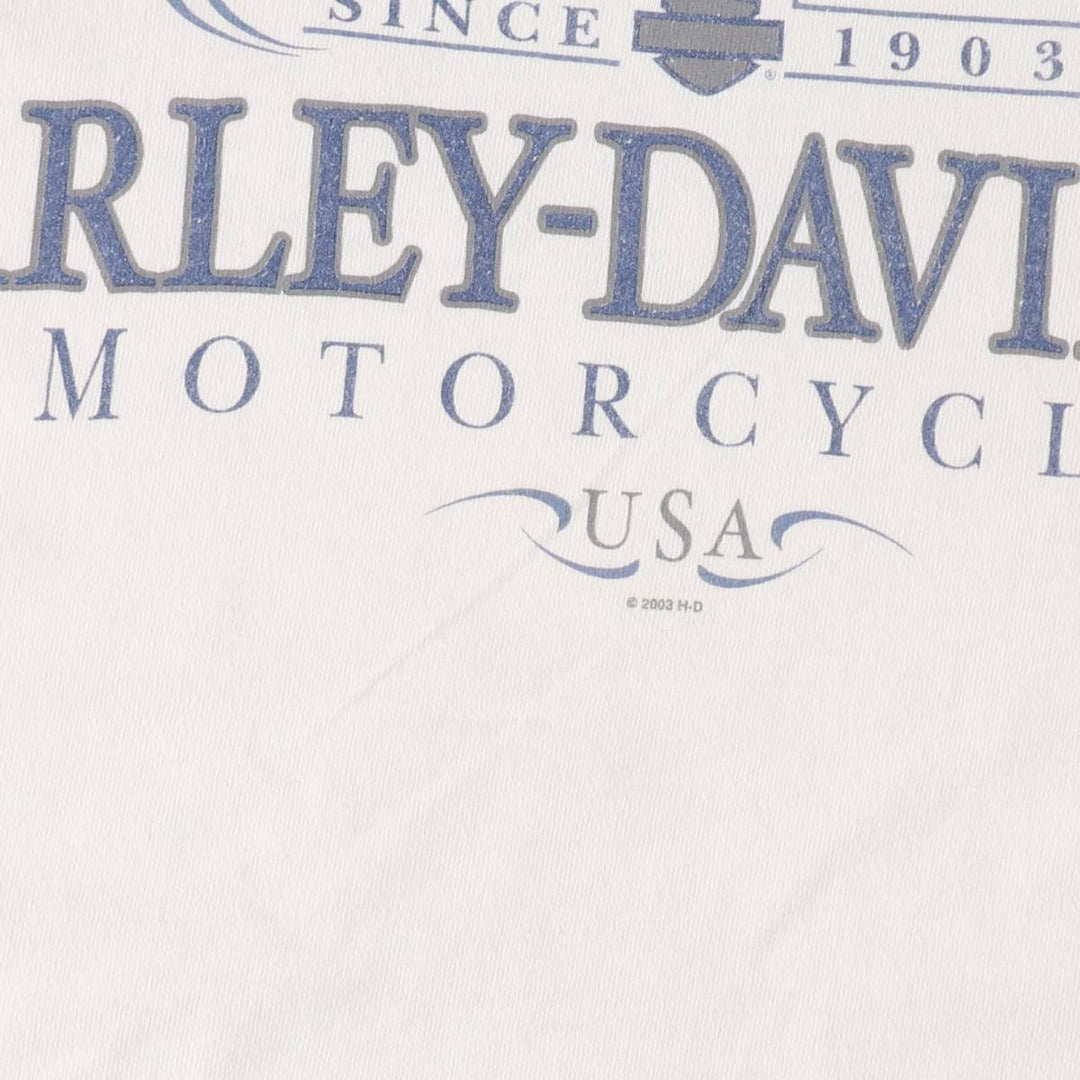 90s~00'S Harley-Davidson Long Sleeve T-Shirt Made in USA Men's XL Vintage /eaa510631
