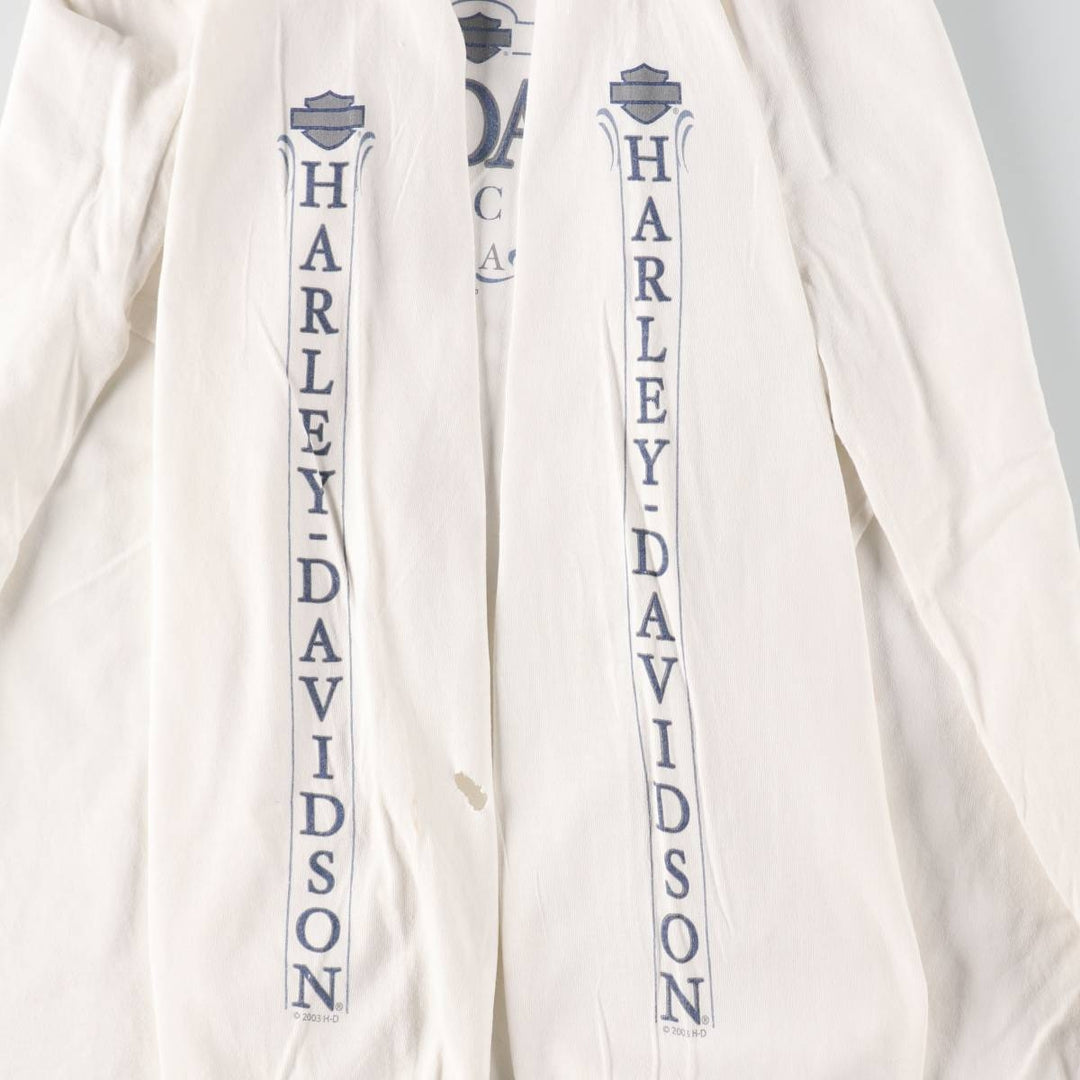 90s~00'S Harley-Davidson Long Sleeve T-Shirt Made in USA Men's XL Vintage /eaa510631