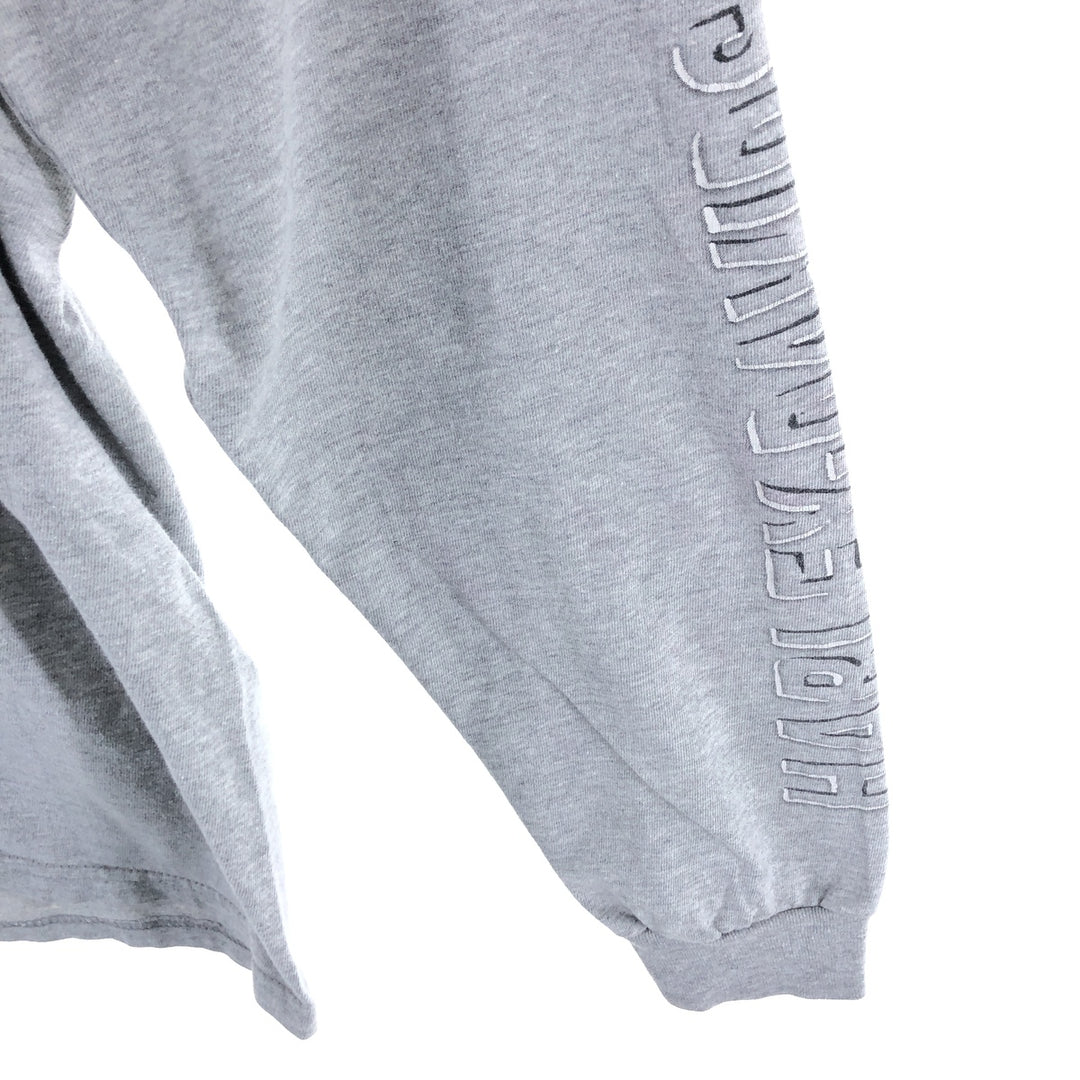 Harley-Davidson Skull Pattern Long T-shirt Men's M size / eaa510637