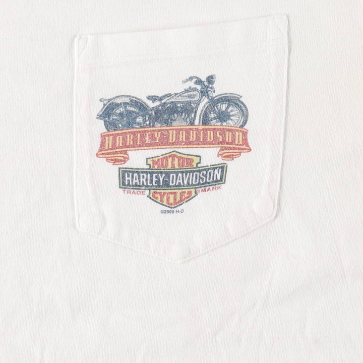 00'S Harley-Davidson Long Sleeve T-Shirt, Men's Size L / eaa510653