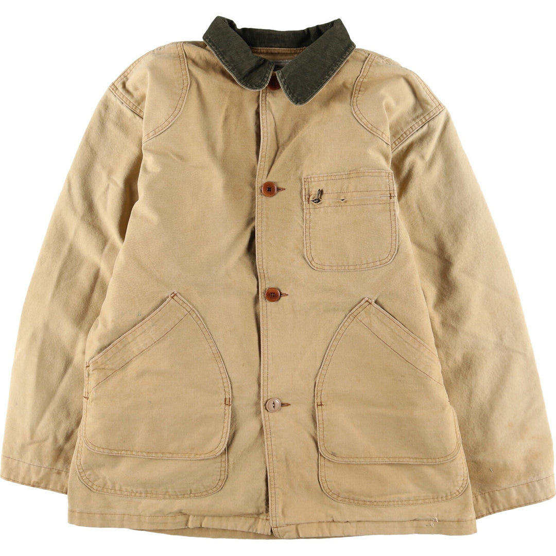 Vintage 1980'S LLBean Duck Hunting Jacket with Liner, Men's Size L unclear Beige type Vintage Second Hand