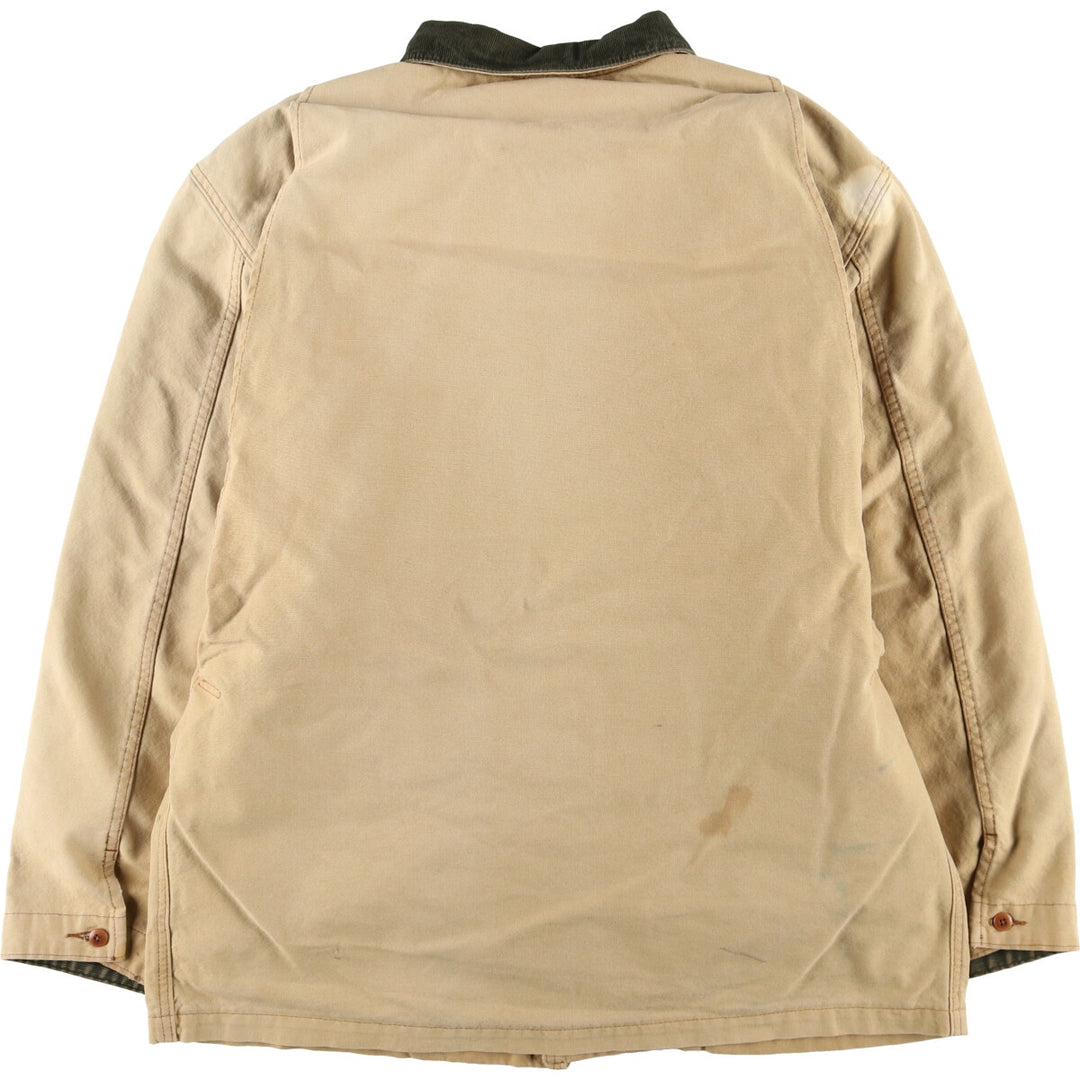 Vintage 1980'S LLBean Duck Hunting Jacket with Liner, Men's Size L unclear Beige type Vintage Second Hand