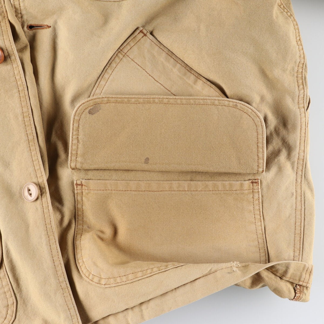 Vintage 1980'S LLBean Duck Hunting Jacket with Liner, Men's Size L unclear Beige type Vintage Second Hand