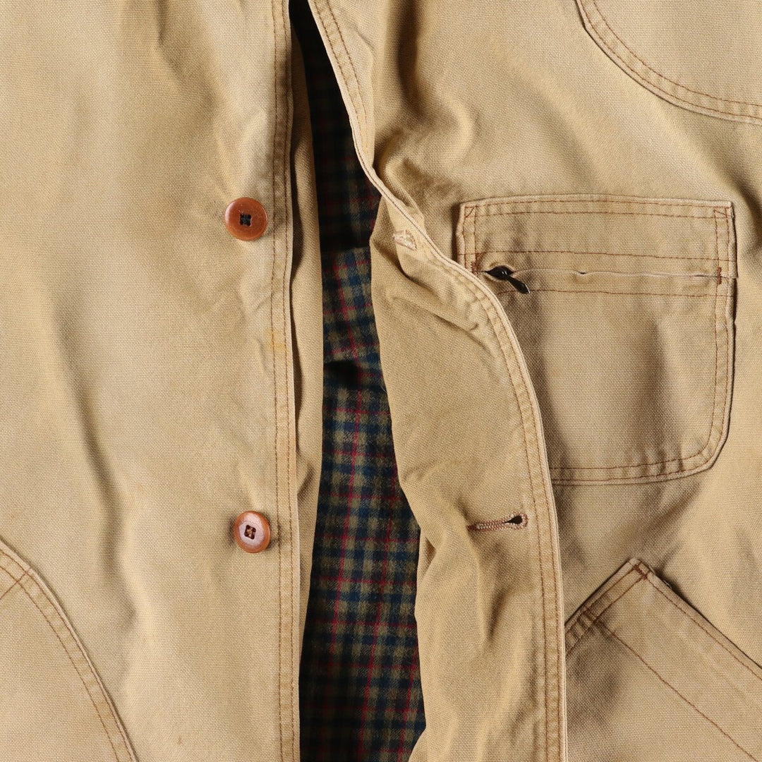 Vintage 1980'S LLBean Duck Hunting Jacket with Liner, Men's Size L unclear Beige type Vintage Second Hand