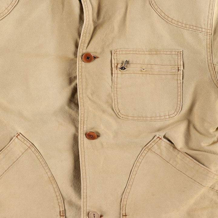 Vintage 1980'S LLBean Duck Hunting Jacket with Liner, Men's Size L unclear Beige type Vintage Second Hand