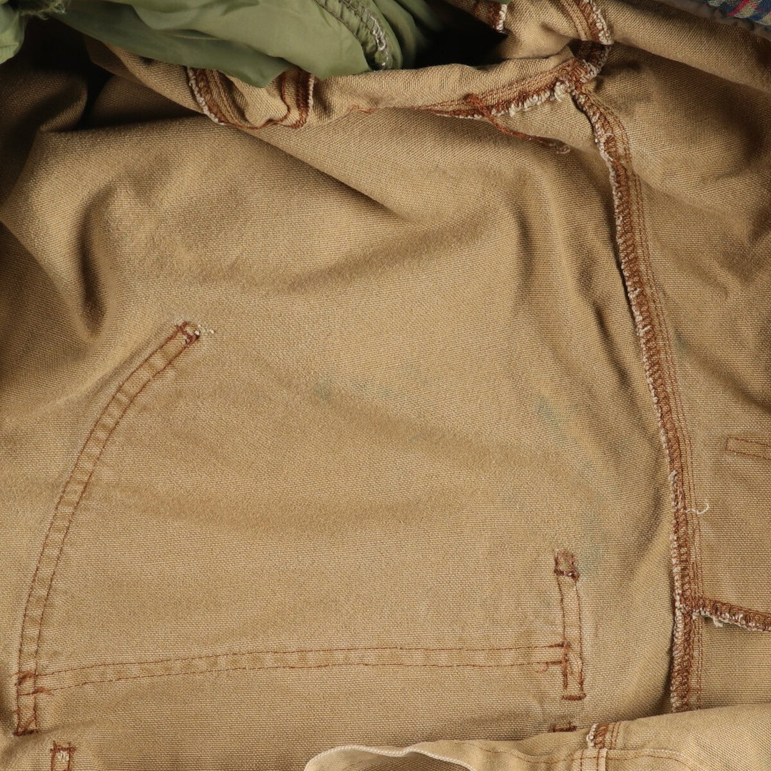 Vintage 1980'S LLBean Duck Hunting Jacket with Liner, Men's Size L unclear Beige type Vintage Second Hand