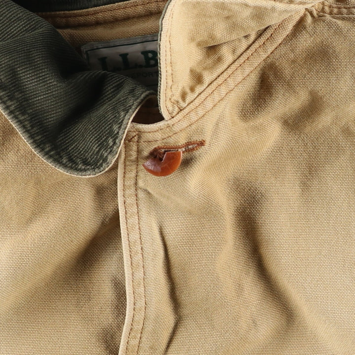 Vintage 1980'S LLBean Duck Hunting Jacket with Liner, Men's Size L unclear Beige type Vintage Second Hand