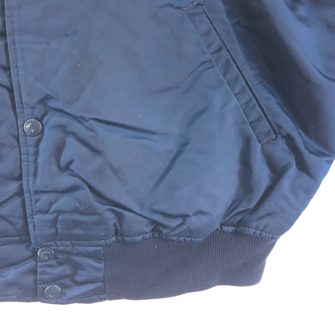 90'S Starter Chicago Bears Nylon Stadium Jacket Award Jacket Varsity Jacket Made in USA Men's XL Nylon navy blue type Vintage Second Hand