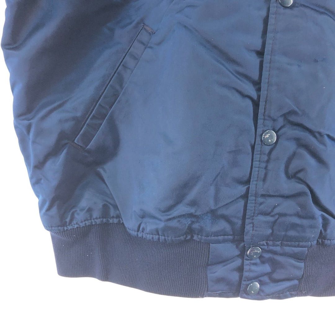 90'S Starter Chicago Bears Nylon Stadium Jacket Award Jacket Varsity Jacket Made in USA Men's XL Nylon navy blue type Vintage Second Hand