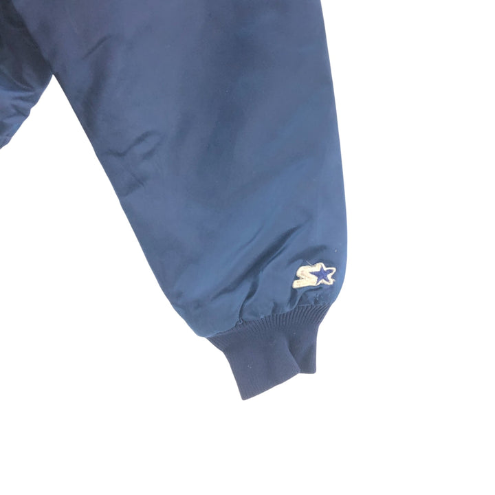 90'S Starter Chicago Bears Nylon Stadium Jacket Award Jacket Varsity Jacket Made in USA Men's XL Nylon navy blue type Vintage Second Hand