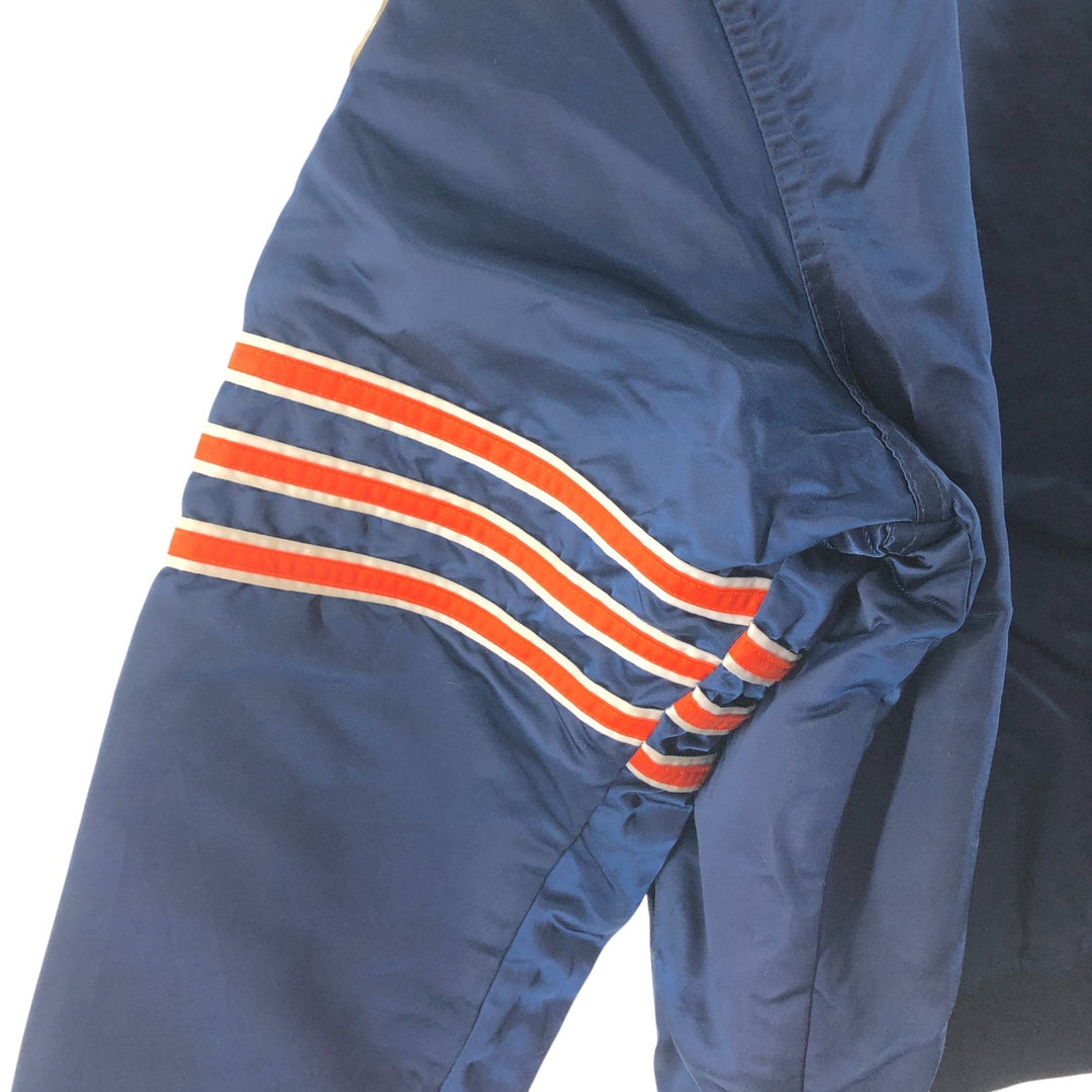 90'S Starter Chicago Bears Nylon Stadium Jacket Award Jacket Varsity Jacket Made in USA Men's XL Nylon navy blue type Vintage Second Hand