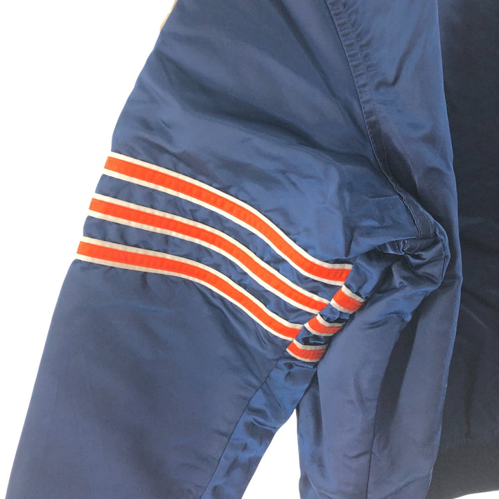 90'S Starter Chicago Bears Nylon Stadium Jacket Award Jacket Varsity Jacket Made in USA Men's XL Nylon navy blue type Vintage Second Hand