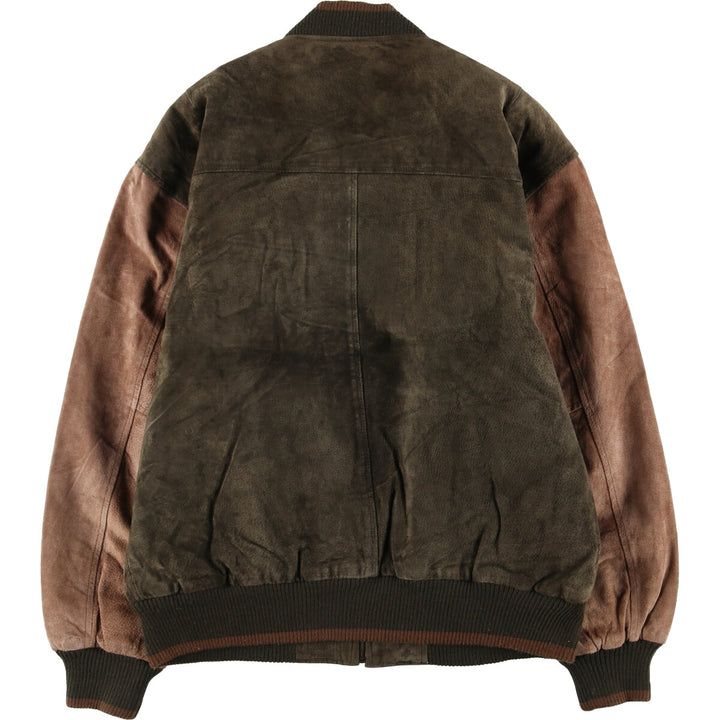 Stratojac Padded Suede Leather Blouson Men's Size L /eaa510819