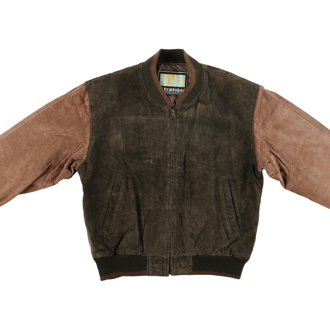 Stratojac Padded Suede Leather Blouson Men's Size L /eaa510819