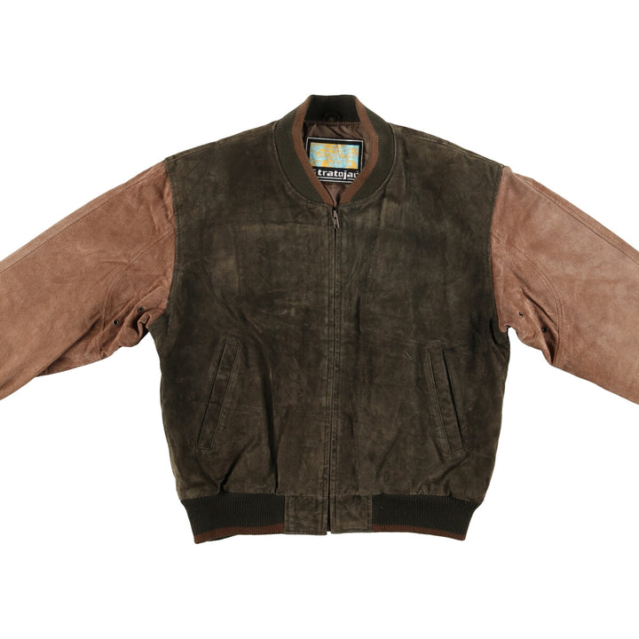 Stratojac Padded Suede Leather Blouson Men's Size L /eaa510819