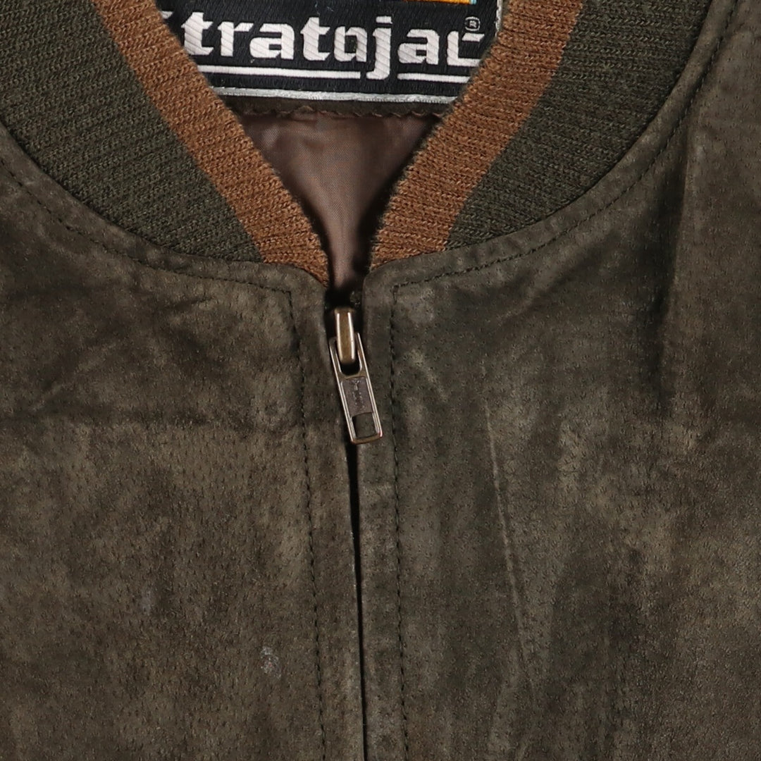 Stratojac Padded Suede Leather Blouson Men's Size L /eaa510819