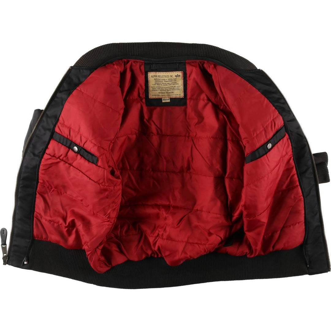 Civilian product Alpha ALPHA MA-1 type padded military flight jacket, men's size M equivalent /eaa510822