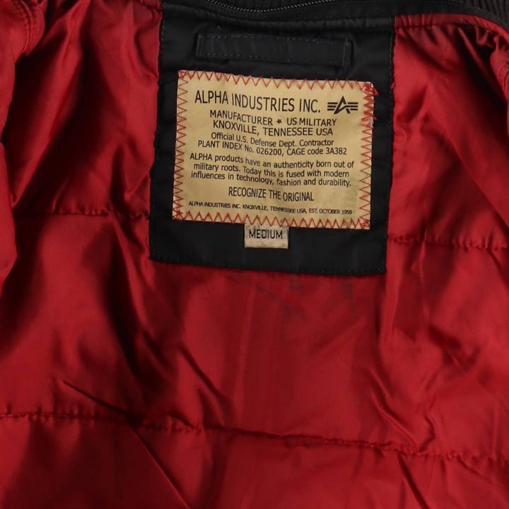 Civilian product Alpha ALPHA MA-1 type padded military flight jacket, men's size M equivalent /eaa510822