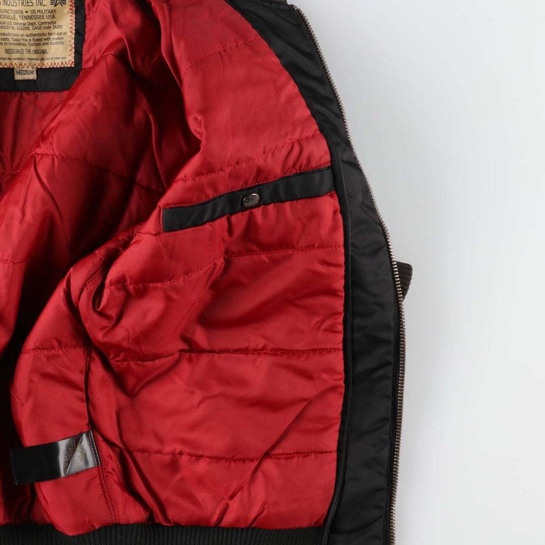 Civilian product Alpha ALPHA MA-1 type padded military flight jacket, men's size M equivalent /eaa510822