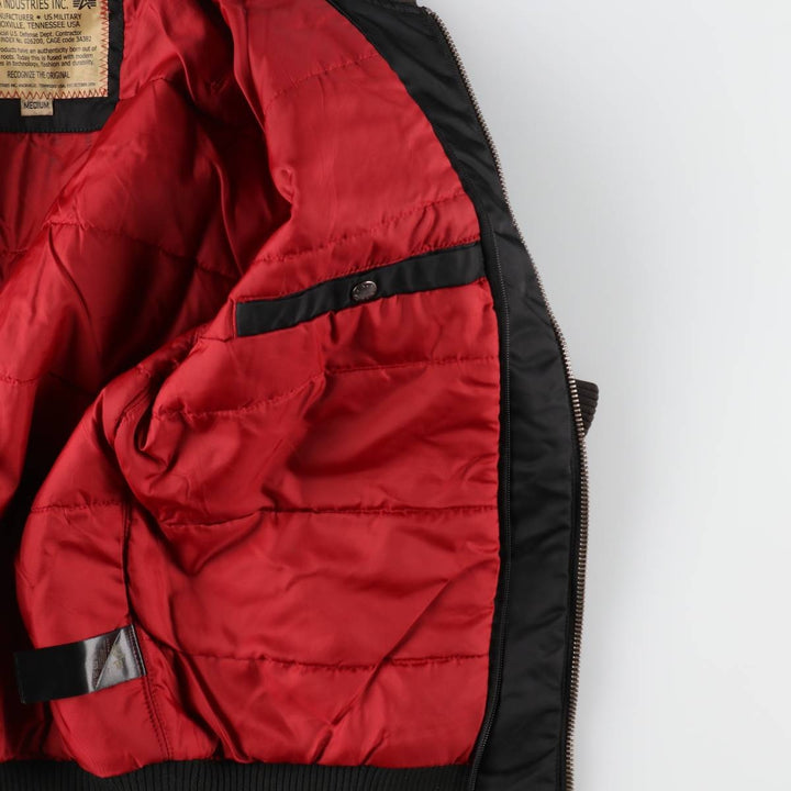 Civilian product Alpha ALPHA MA-1 type padded military flight jacket, men's size M equivalent /eaa510822