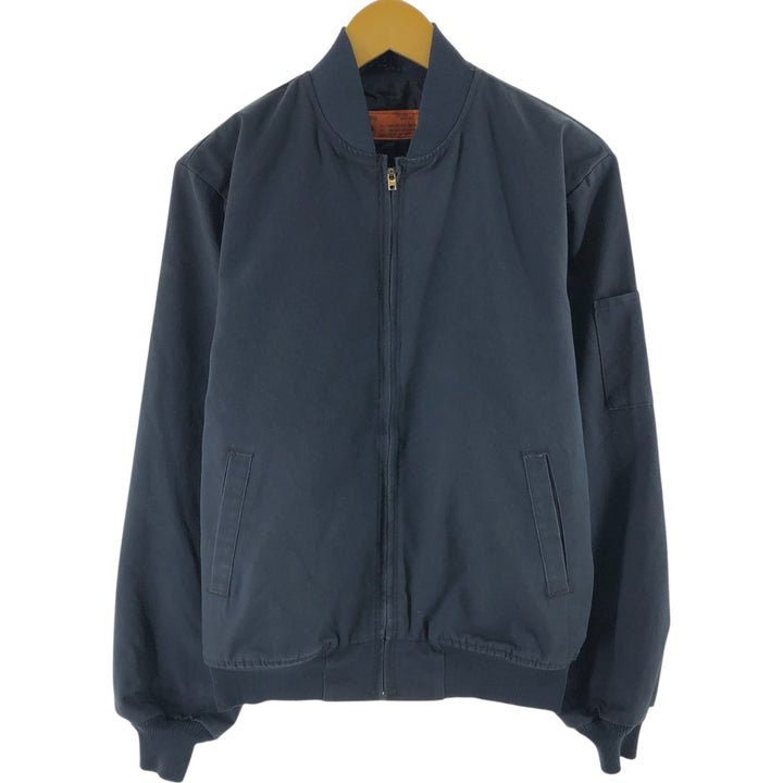 Vintage 1990'S Red Kap work jacket, made in the USA, size M, men's polyester gray type Vintage Second Hand