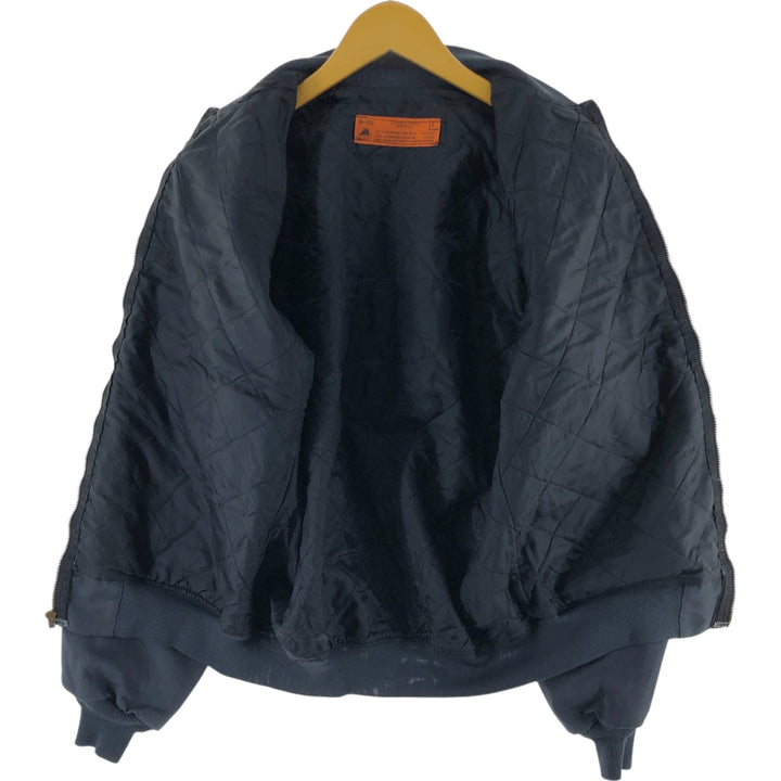 Vintage 1990'S Red Kap work jacket, made in the USA, size M, men's polyester gray type Vintage Second Hand