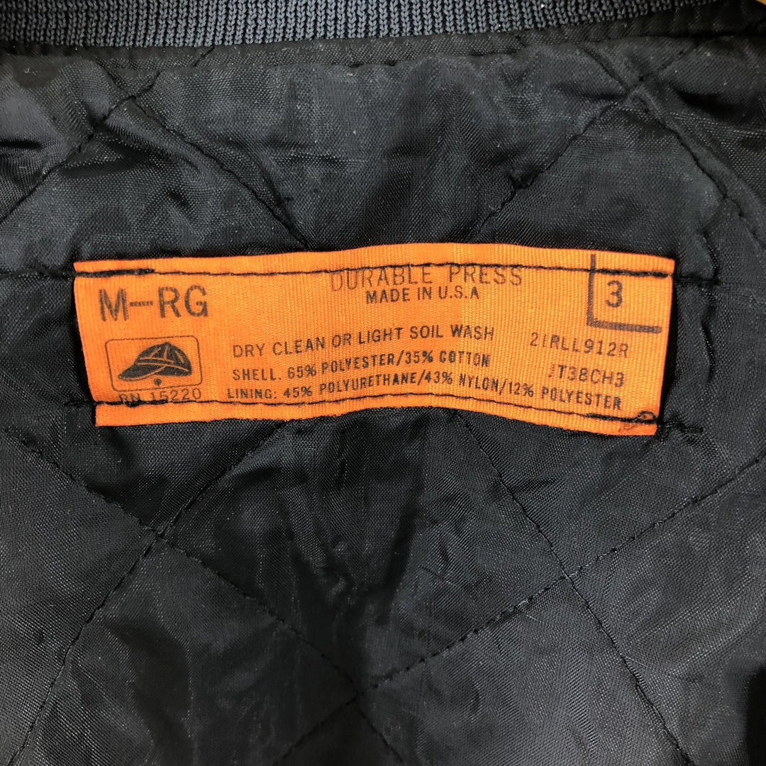 Vintage 1990'S Red Kap work jacket, made in the USA, size M, men's polyester gray type Vintage Second Hand