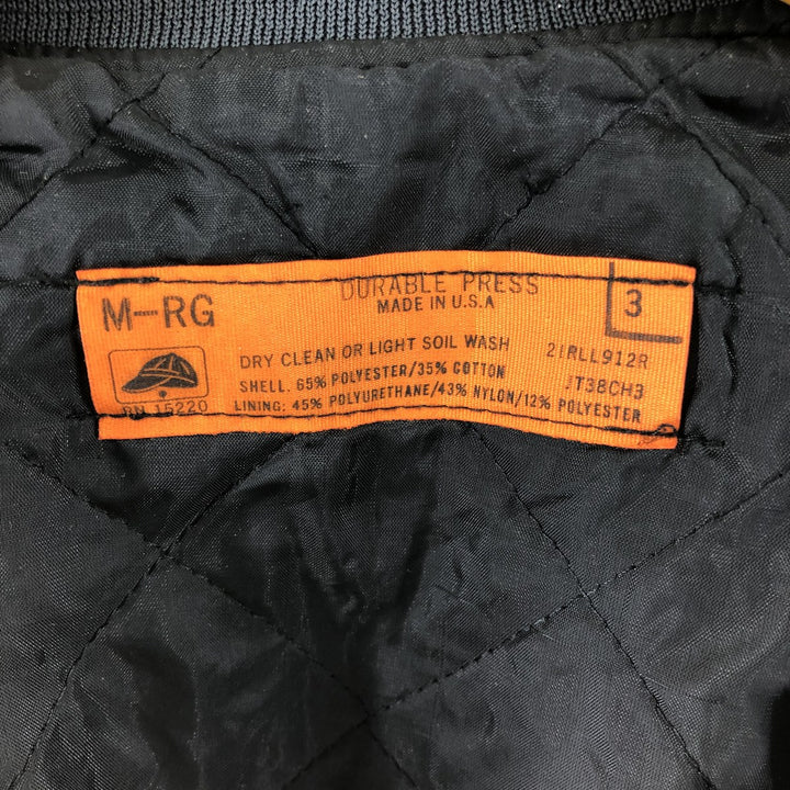 Vintage 1990'S Red Kap work jacket, made in the USA, size M, men's polyester gray type Vintage Second Hand