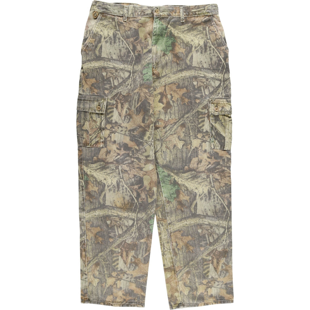 Wrangler RUGGED WEAR Camouflage Pattern Real Tree Camo Tapered Denim Pants Men's W38 equivalent / eaa510968