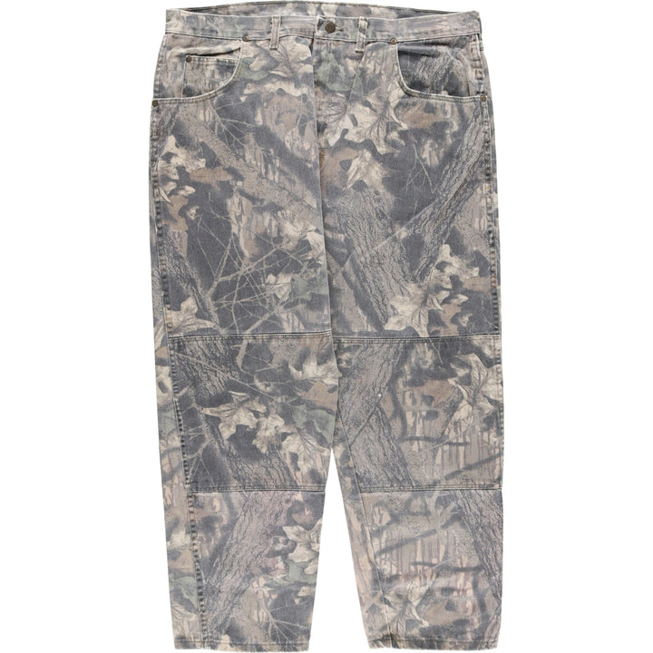 Wrangler Camouflage Pattern Real Tree Camo Double Knee Tapered Denim Pants Men's W39 Double Knee / eaa510972