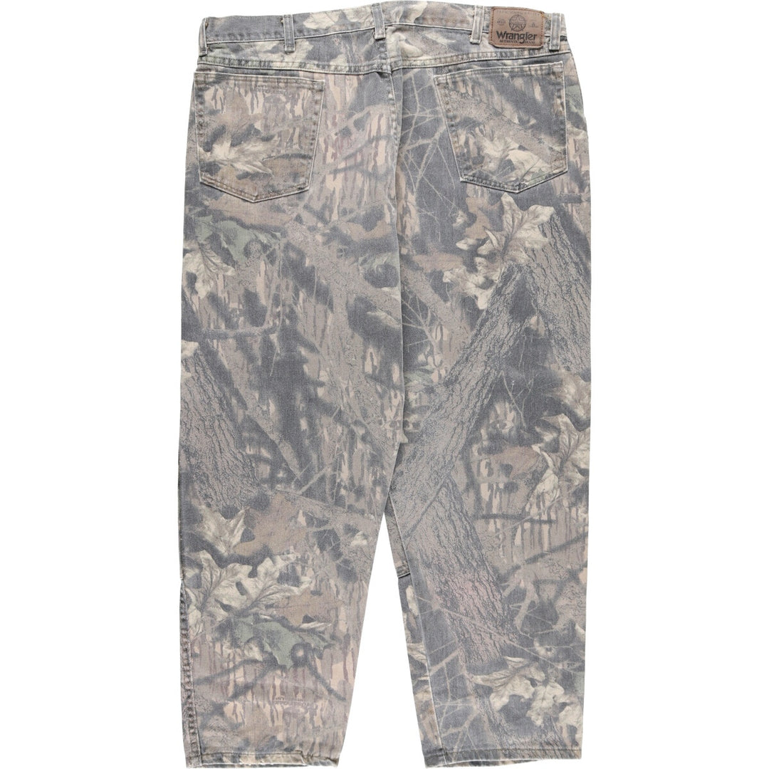 Wrangler Camouflage Pattern Real Tree Camo Double Knee Tapered Denim Pants Men's W39 Double Knee / eaa510972