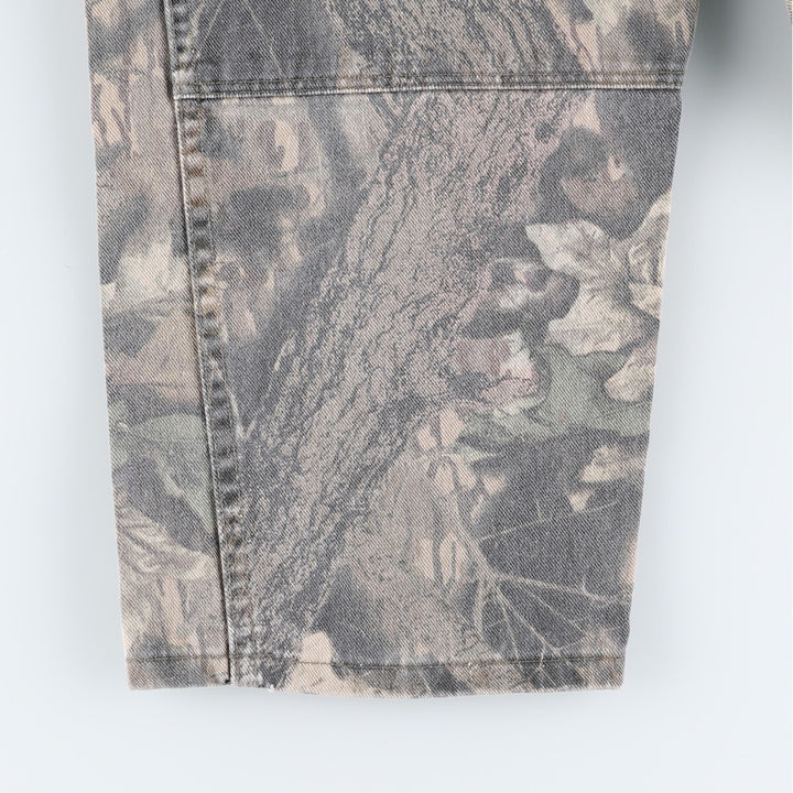 Wrangler Camouflage Pattern Real Tree Camo Double Knee Tapered Denim Pants Men's W39 Double Knee / eaa510972