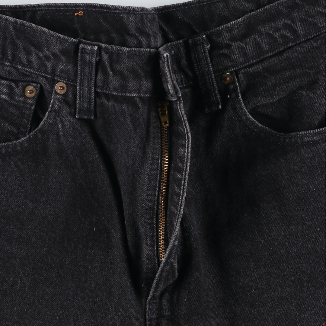 ~00'S Levi's 550 Black Denim Tapered Denim Pants Made in Canada Men's W32 equivalent / eaa510977